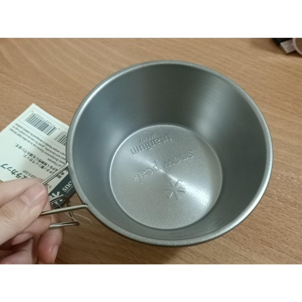【Snow Peak現貨】超輕量鈦碗 露營碗 登山杯 雪拉杯(E-104)-310ml 日本代購-細節圖2