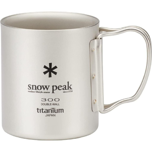 【snow peak現貨】 雪峰 雙層鈦杯-300ml／450ml
