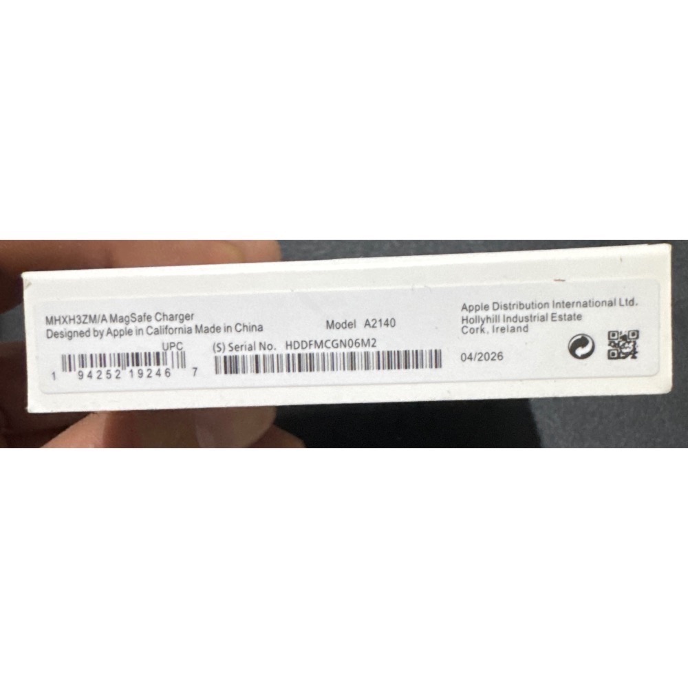 【全新未拆】Apple 原廠 MagSafe 磁吸無線充電器（型號 A2140）。正品保證！限量最後 5 組，千元出清價-細節圖3
