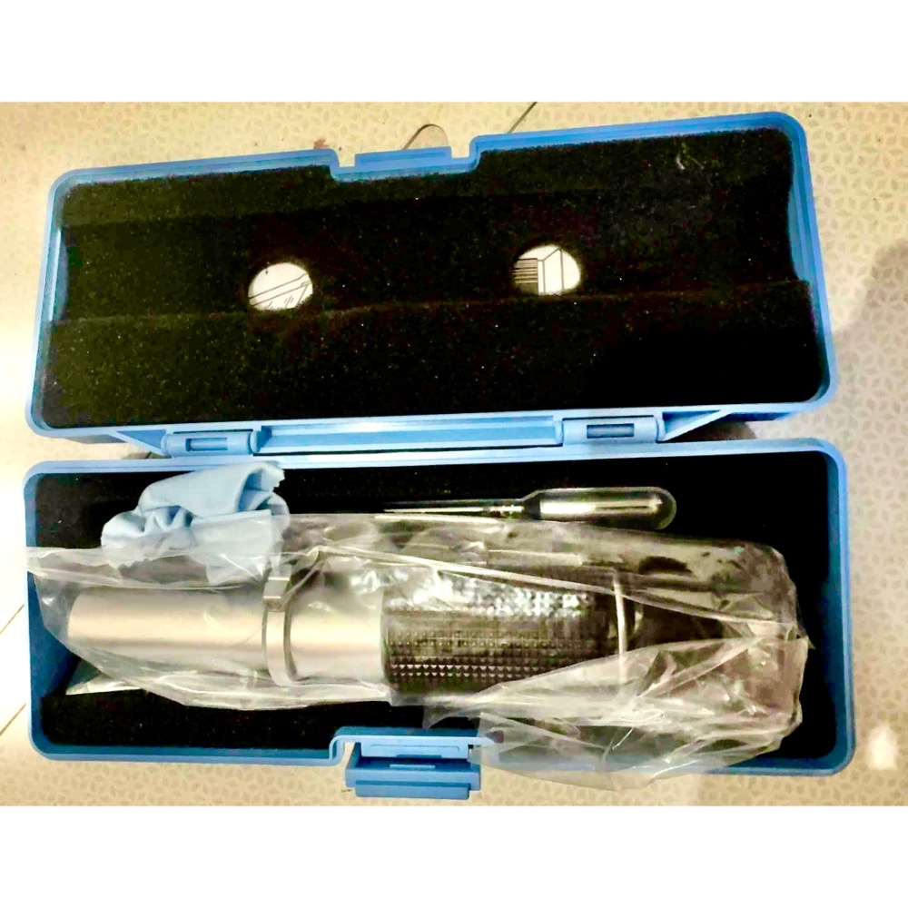 【全新盒裝】HT113ATC 手持式折射儀 0-32% 糖度計 濃度計 切削液濃度 水果甜度測量儀-細節圖2