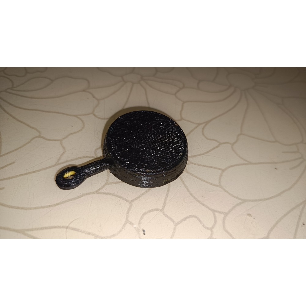 鑰匙圈-吃雞平底鍋（附鑰匙圈（-細節圖2