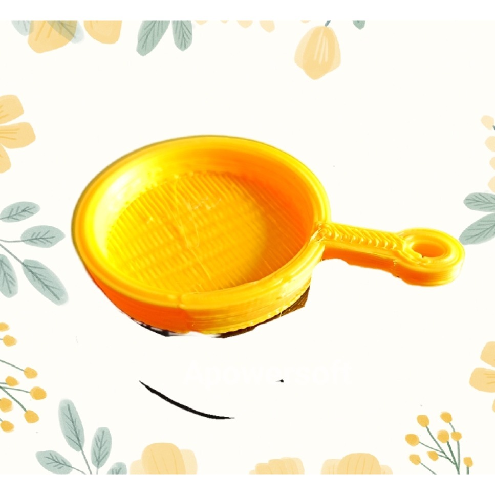 鑰匙圈-吃雞平底鍋（附鑰匙圈（-細節圖3