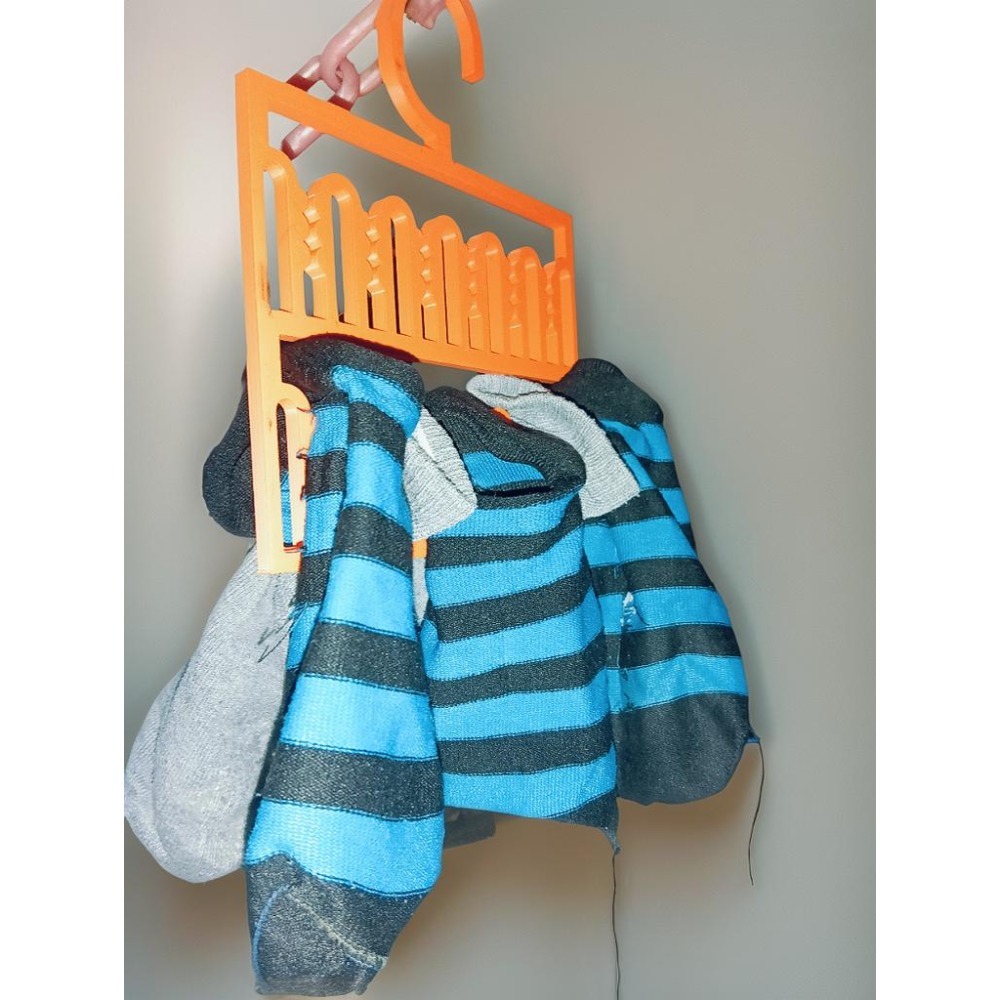 曬衣架-懶人襪架-細節圖2