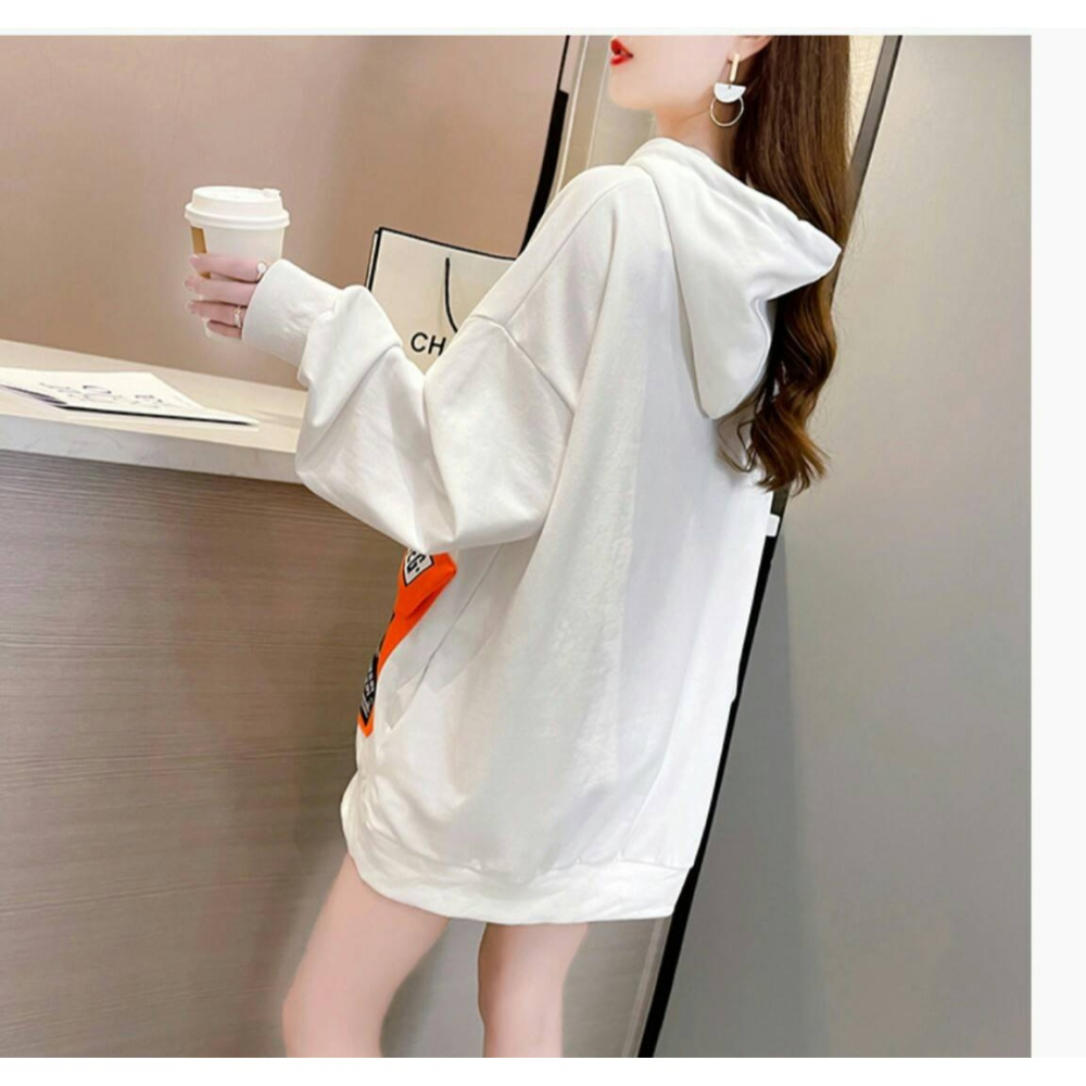 現貨 薄款 美式潮流連帽上衣-細節圖2