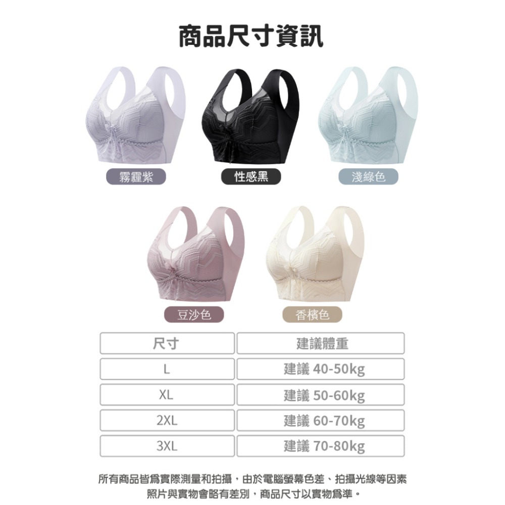 【台中出貨】 無痕內衣 美背內衣 無鋼圈內衣 蕾絲內衣 包副乳 集中內衣 內衣 寬肩帶 舒適 集中 涼感內衣 大尺碼內衣-細節圖9