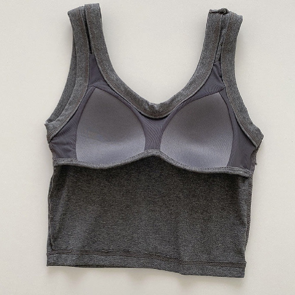 【台中現貨】 小可愛背心 背心 短版 胸墊背心 基本款背心 純棉背心 簡約 女背心 小背心 內搭小可愛-細節圖8