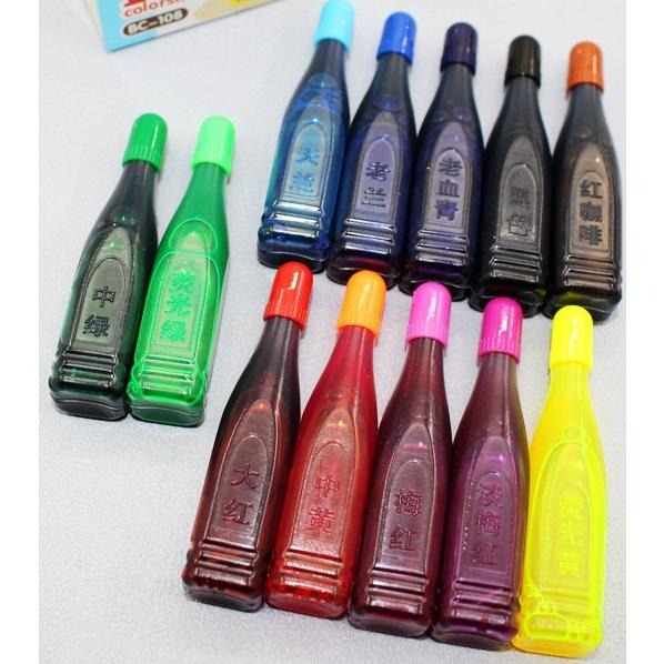 (台灣現貨) 彩色筆補充水  12色補充水  彩色筆補充液-細節圖2