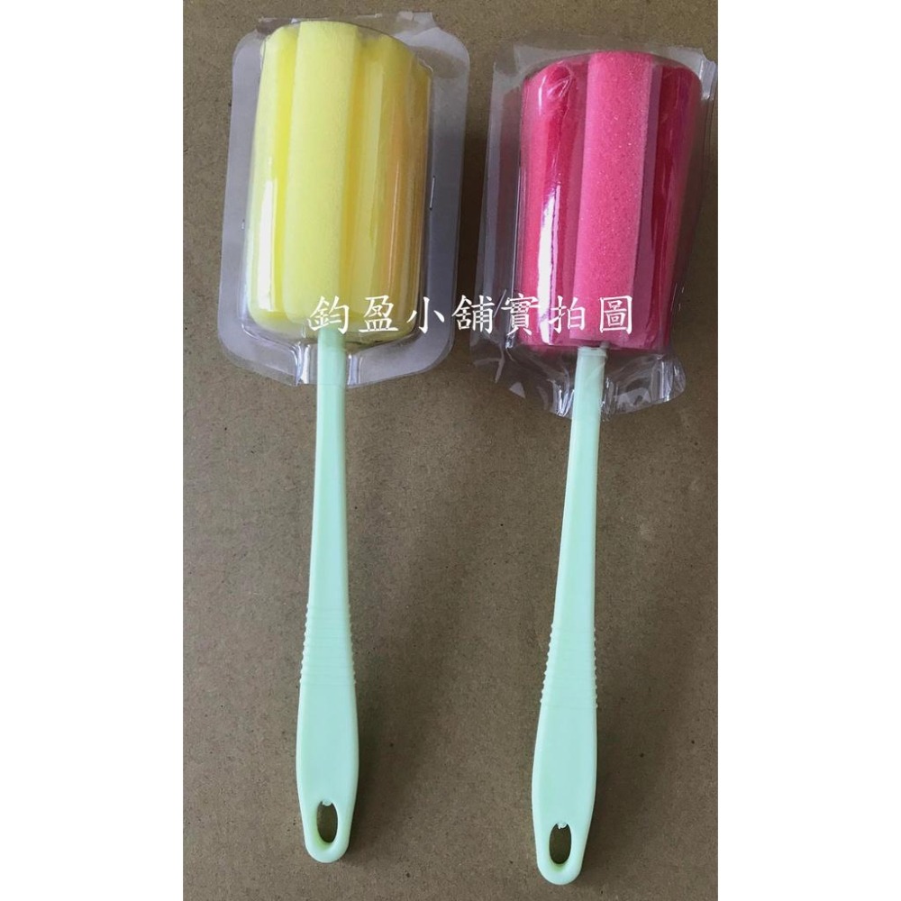 (現貨) 海棉洗杯刷  洗杯刷 清潔刷 奶瓶刷 海棉刷  (不挑色隨機出貨)-細節圖2