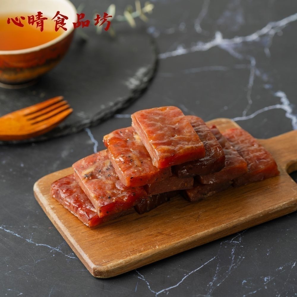 【心晴食品坊】金磚肉乾 225g －起司/蜜汁/黑胡椒/蒜味  豬肉乾/肉乾/食品/真空肉乾/肉乾推薦/起司肉乾/豬肉-細節圖4