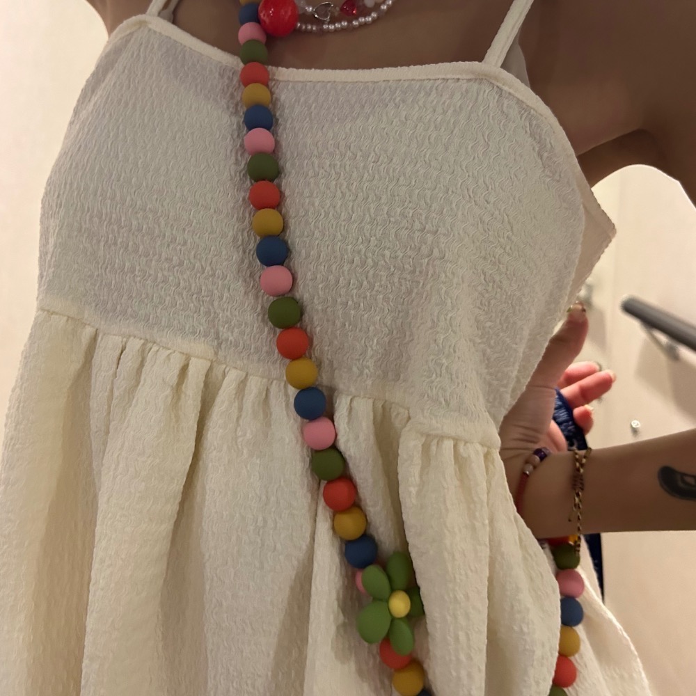 彩色糖果磨砂手機背帶-細節圖4