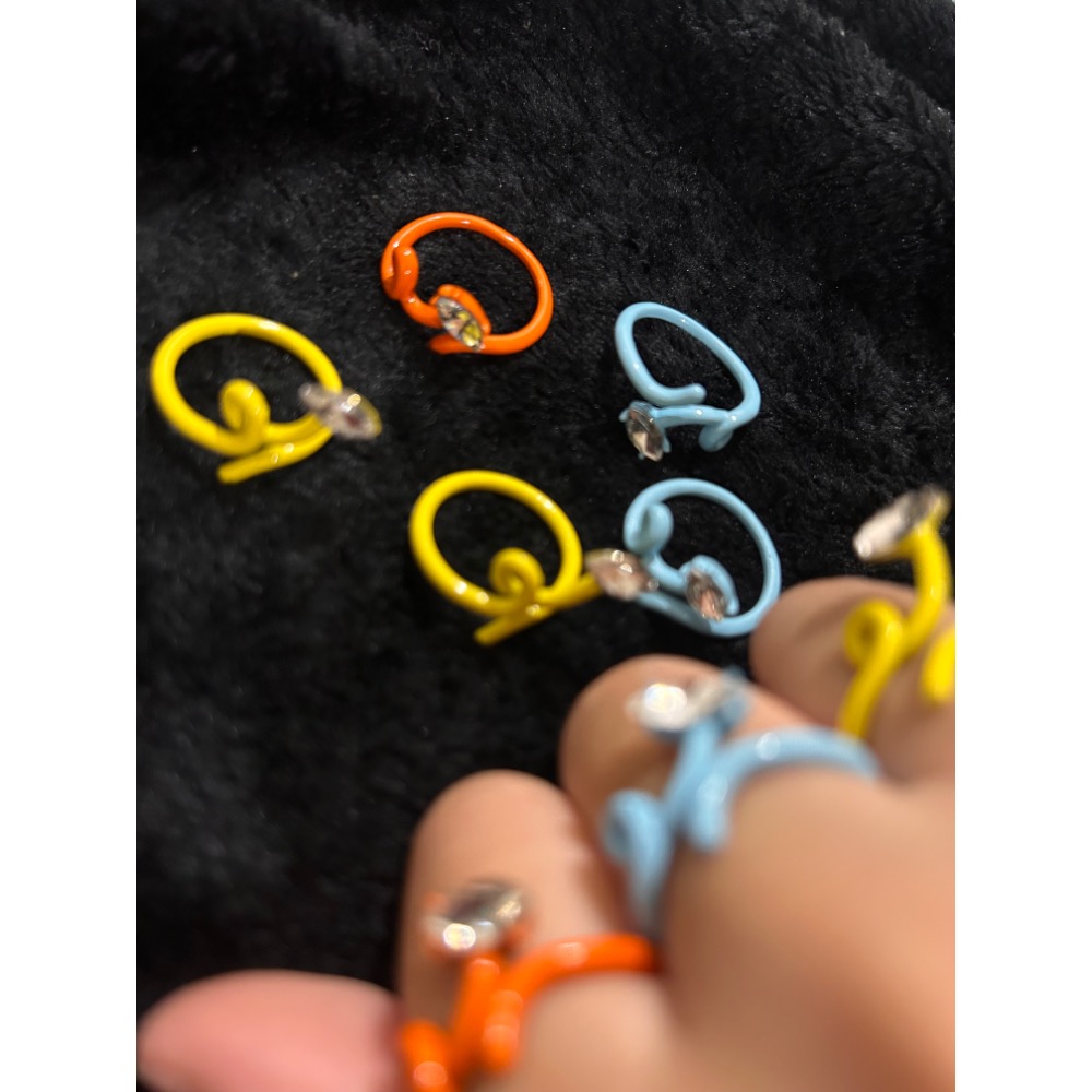 扭扭小鑽石繽紛戒指💍-細節圖5