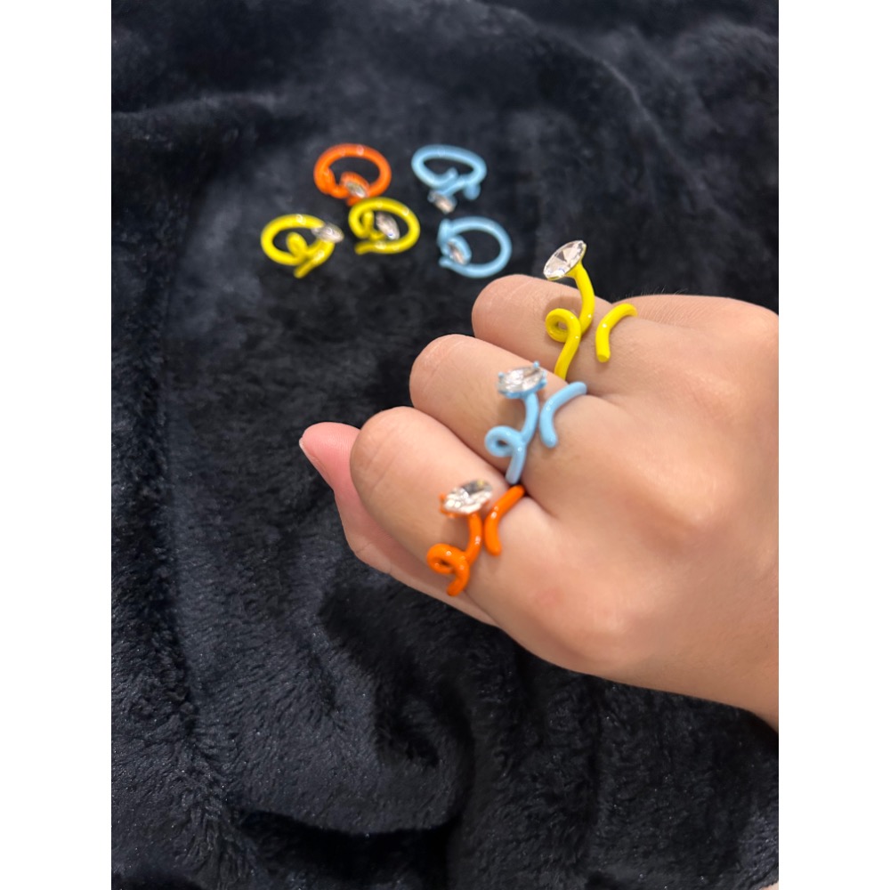 扭扭小鑽石繽紛戒指💍-細節圖6