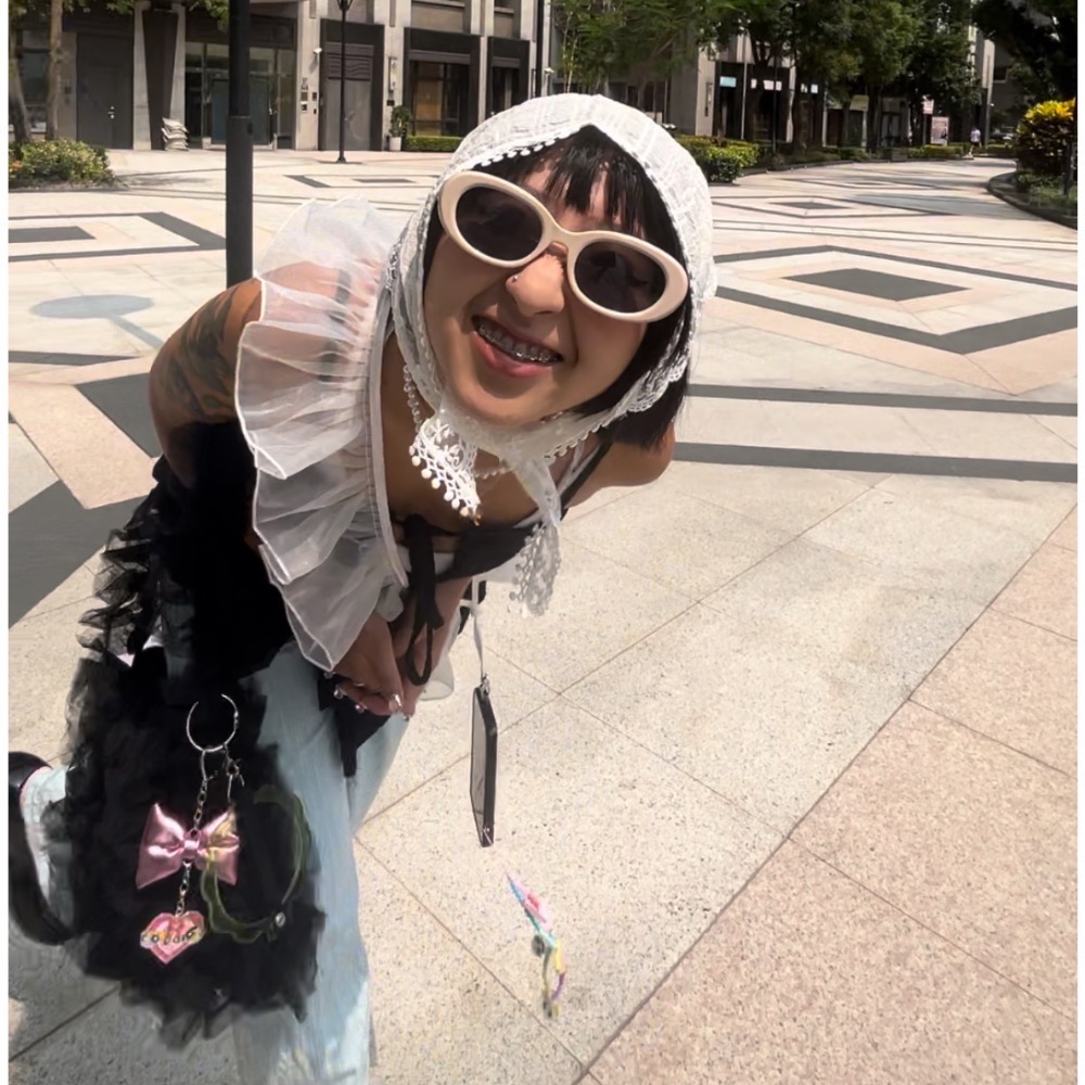 木耳邊紗紗手機背帶/穿搭配件🤍-細節圖4