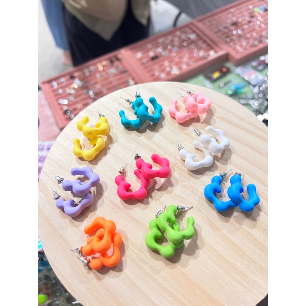 多巴胺花花 小耳環 🌈-細節圖5