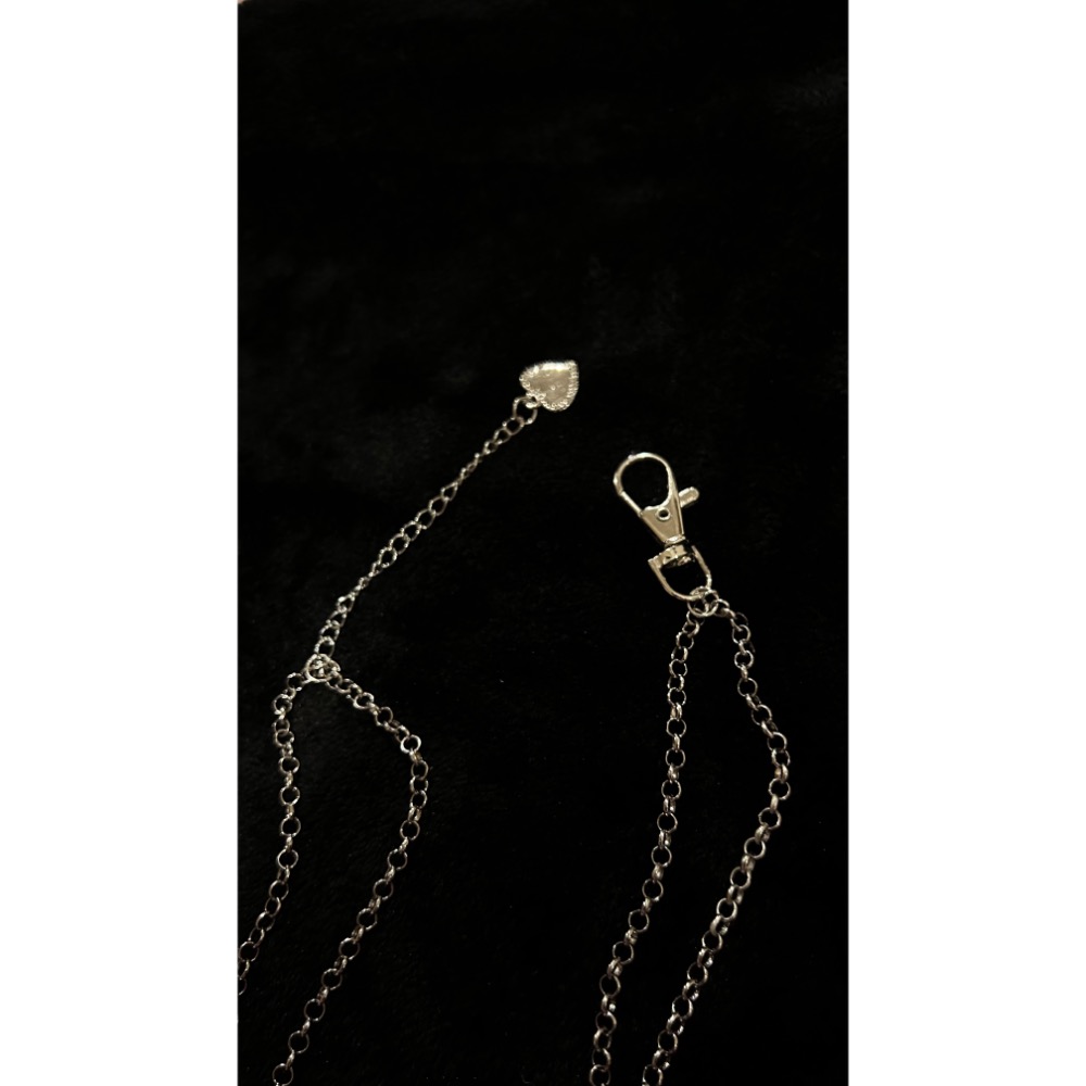 歌德愛心 雙層鏈 ❤️‍🩹 又辣又帥-細節圖3