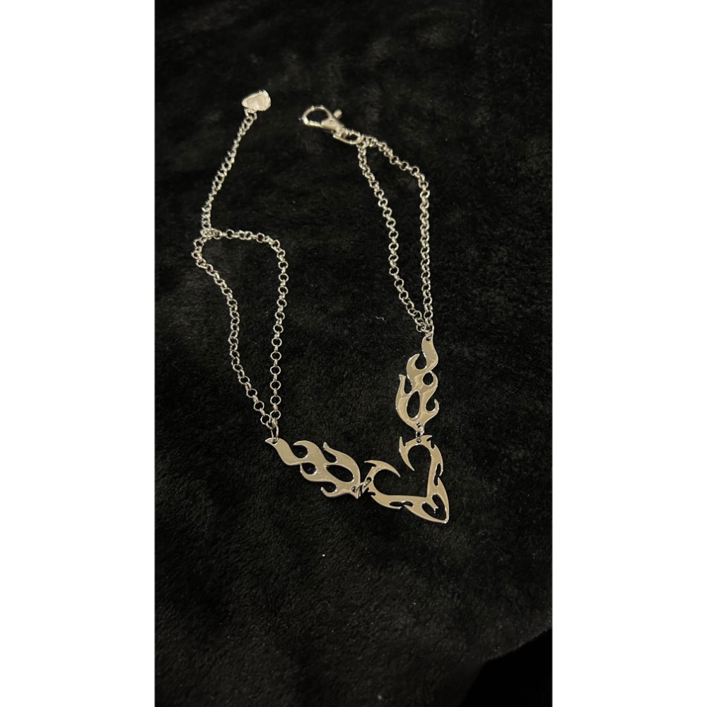 歌德愛心 雙層鏈 ❤️‍🩹 又辣又帥-細節圖8