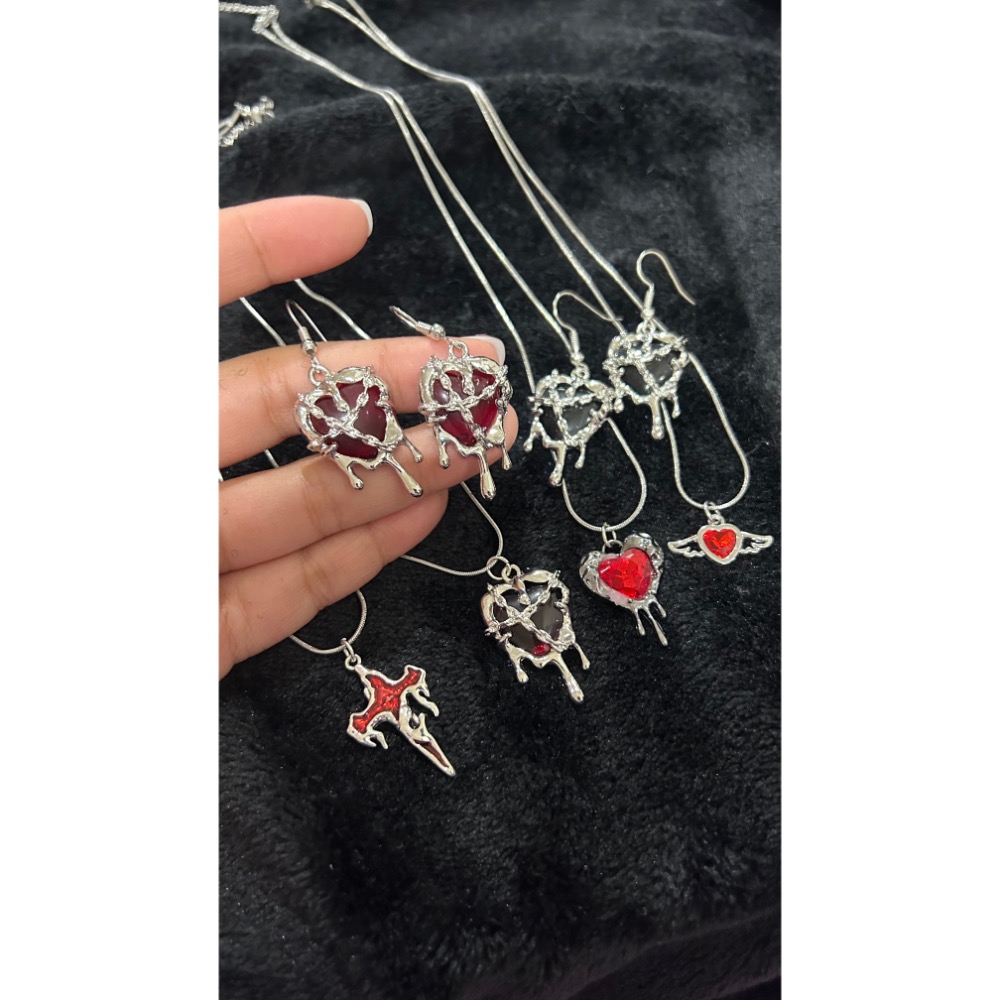 歌德 項鍊耳環 ❤️‍🔥 獻出你的心臟-細節圖7