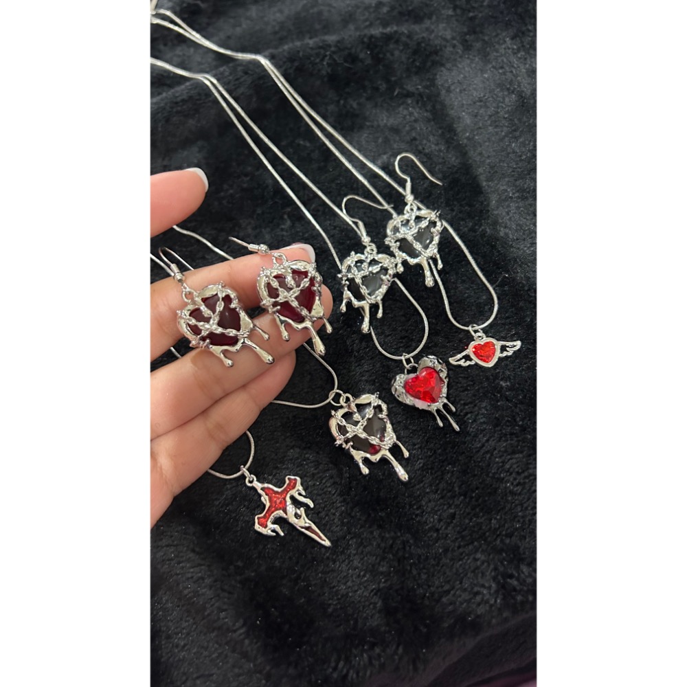 歌德 項鍊耳環 ❤️‍🔥 獻出你的心臟-細節圖8