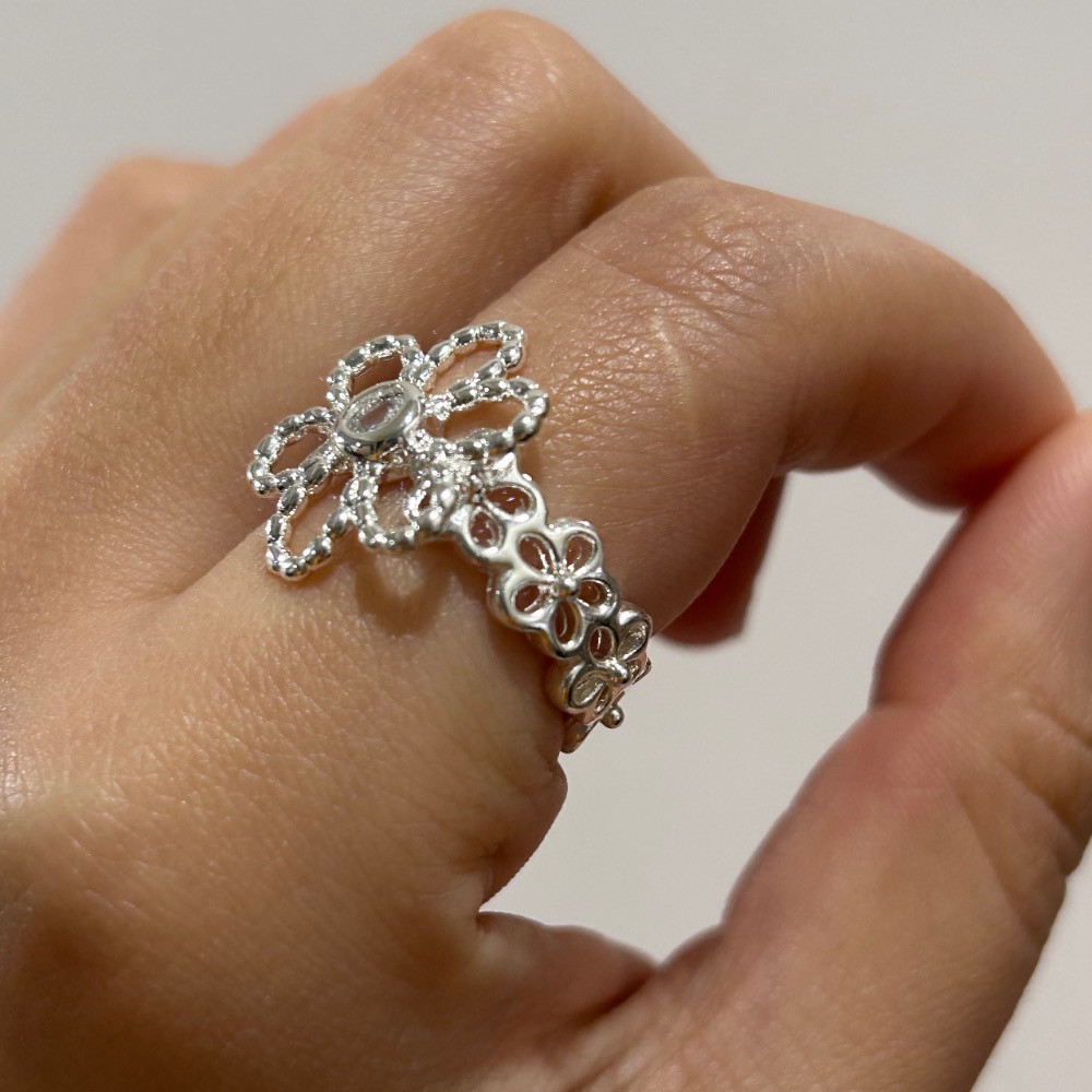 花花 繞圈圈 戒指-細節圖2