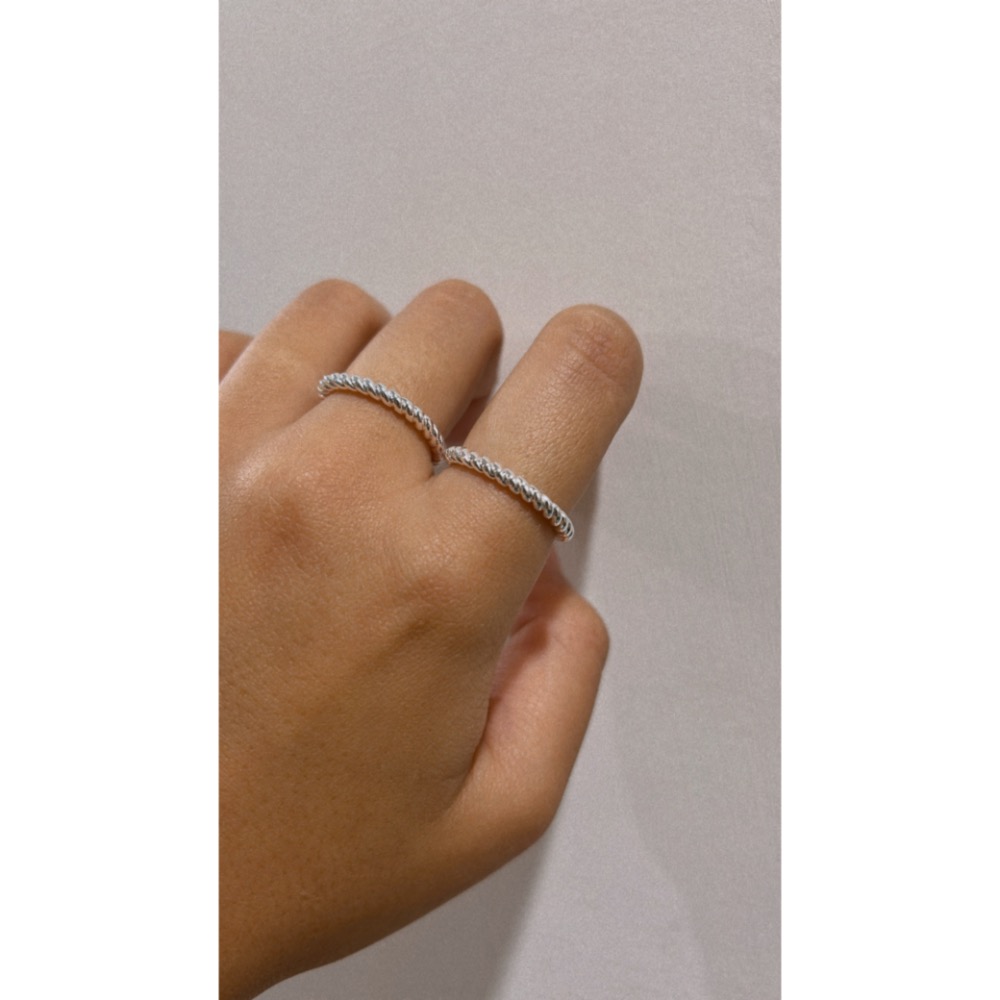 線條結繩 戒指-細節圖3