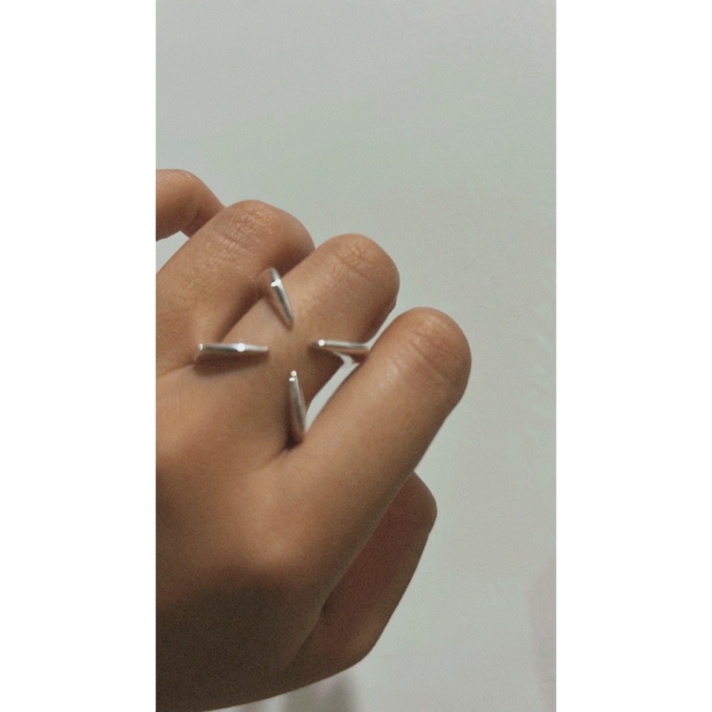 交叉360皆可佩戴 戒指-細節圖2