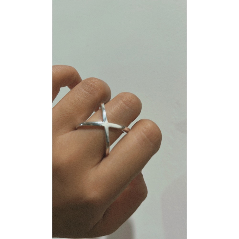 交叉360皆可佩戴 戒指-細節圖3