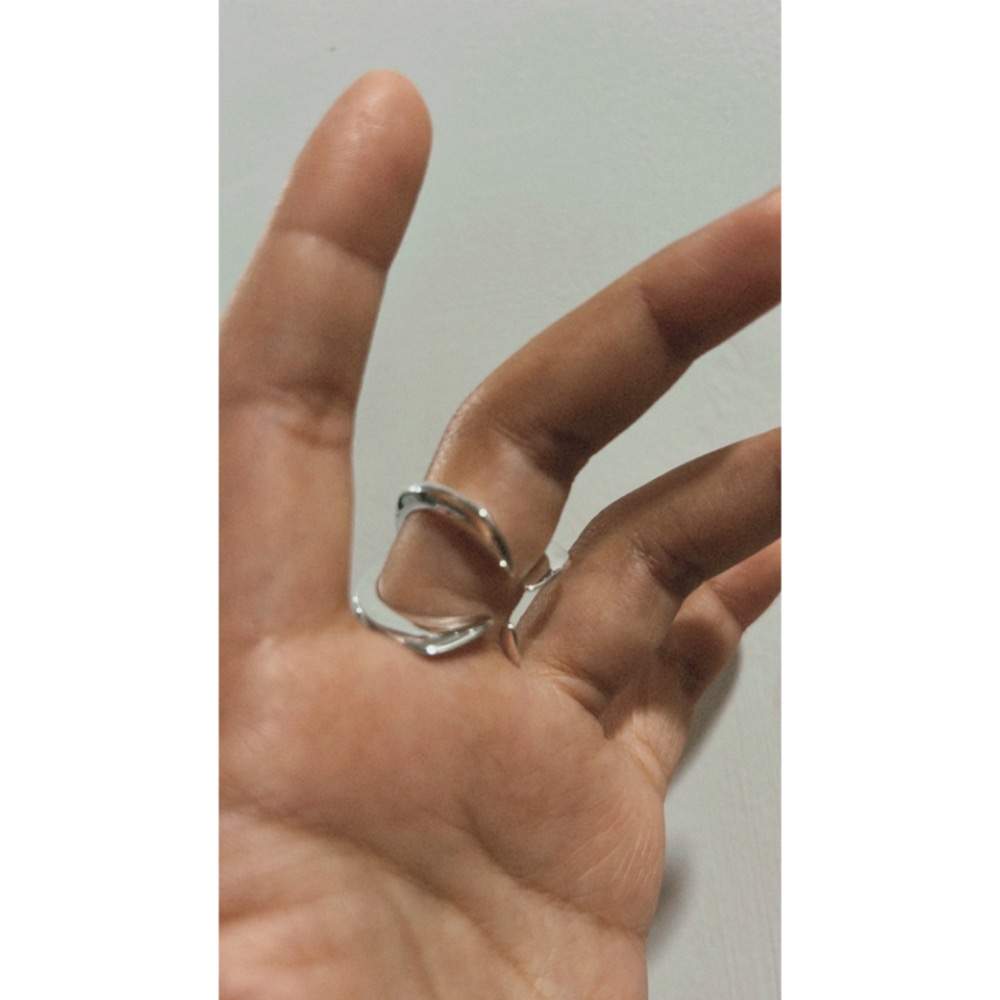 交叉360皆可佩戴 戒指-細節圖5