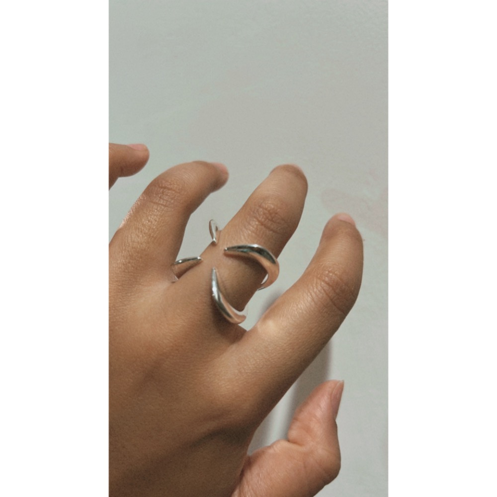 交叉360皆可佩戴 戒指-細節圖8