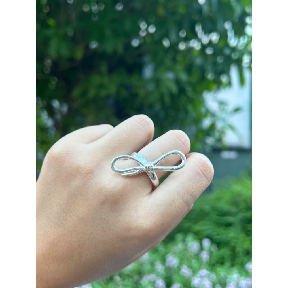 個性 蝴蝶結 戒指-細節圖3