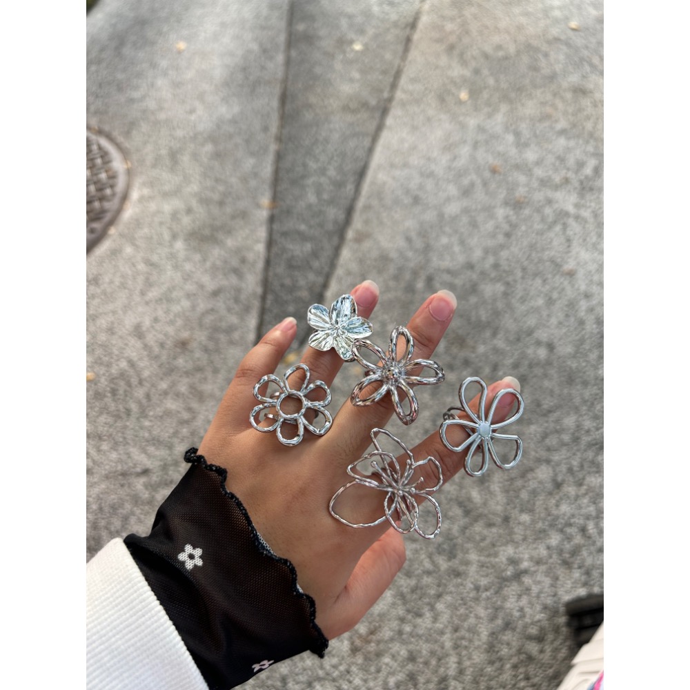 ＼花園集合/ 大花花戒指 🌼-細節圖5
