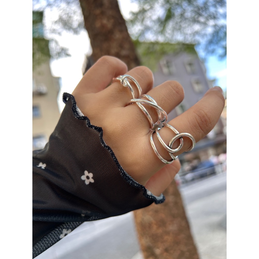 ＼線條/ 不無聊的線條戒指-細節圖2