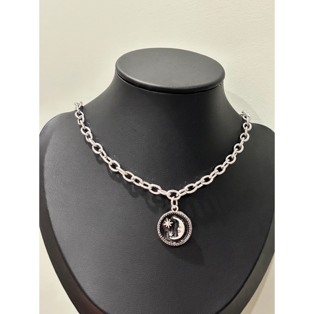 月亮星星鏈條項鍊-細節圖2