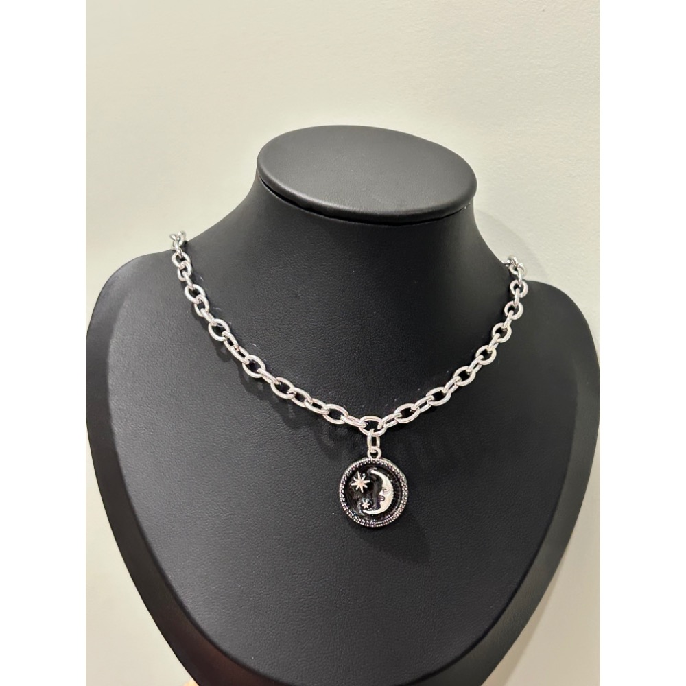 月亮星星鏈條項鍊-細節圖3