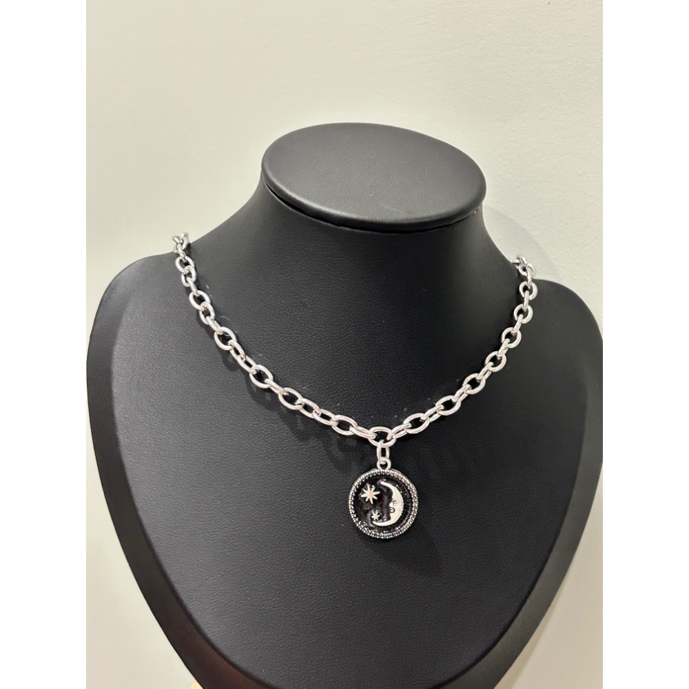 月亮星星鏈條項鍊-細節圖4