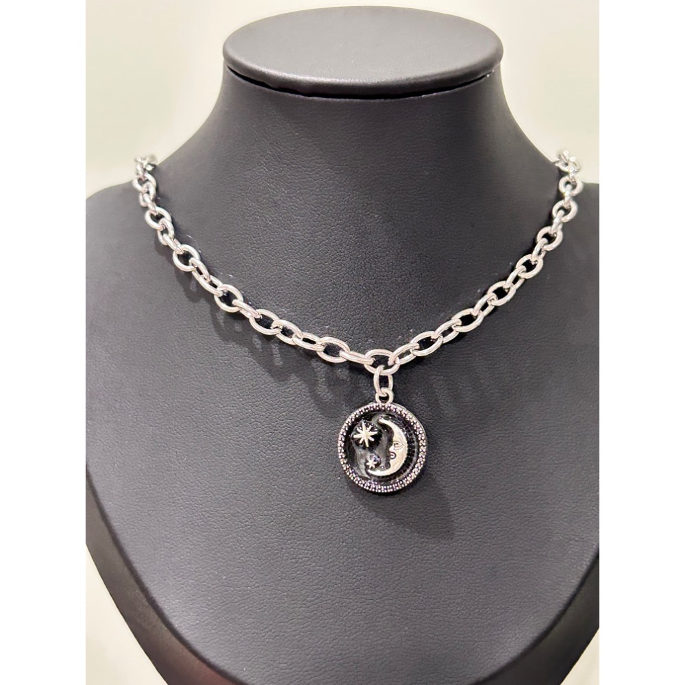 月亮星星鏈條項鍊-細節圖5