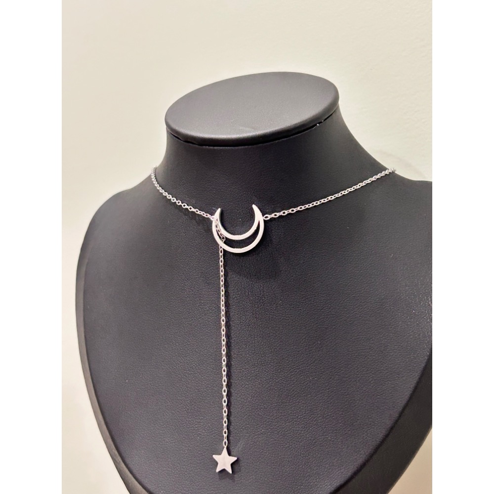 月亮星星Y字鏈 毛衣鏈-細節圖6