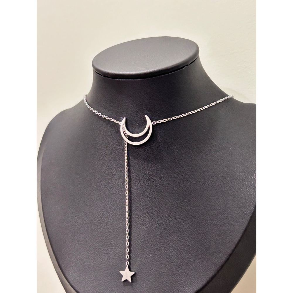 月亮星星Y字鏈 毛衣鏈-細節圖7