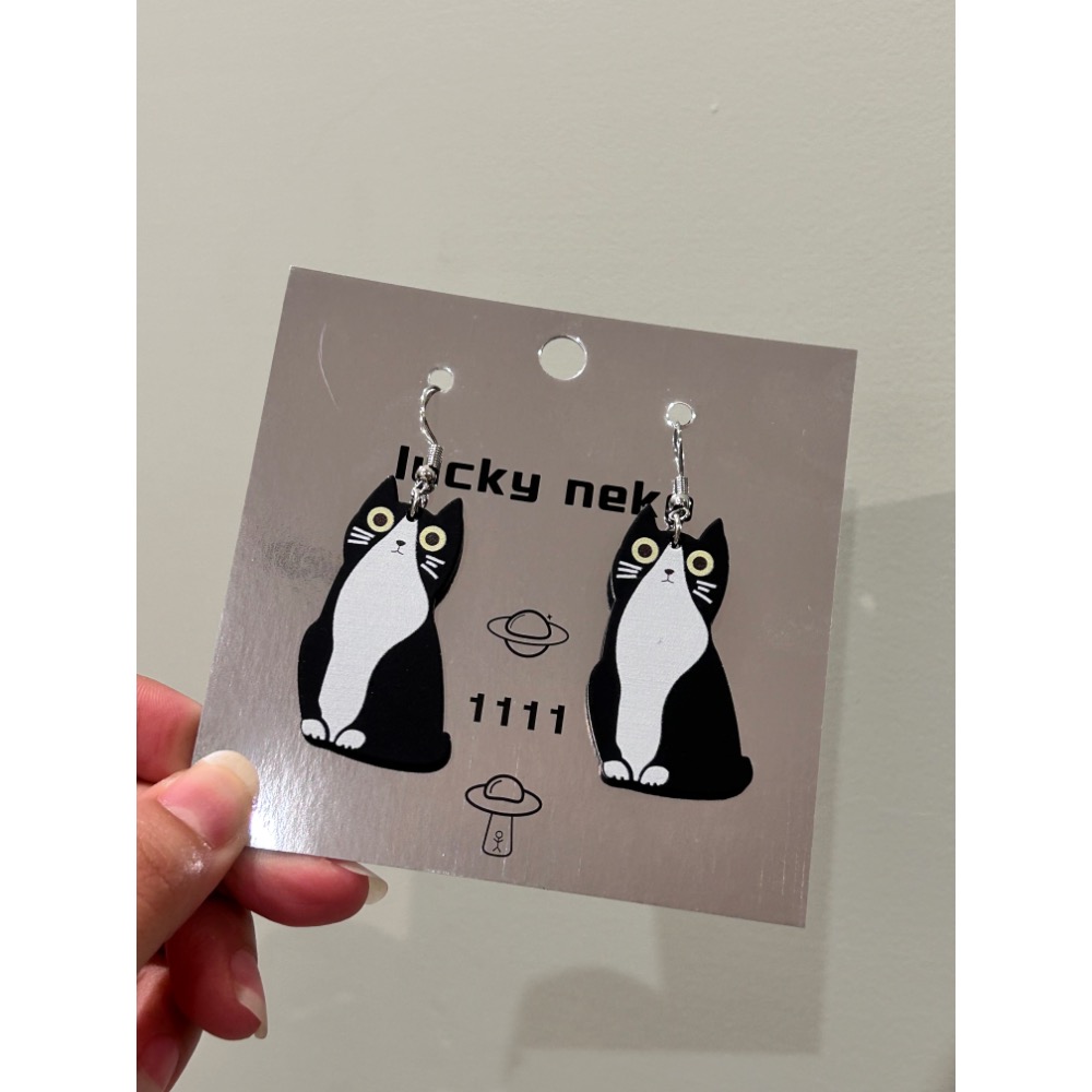 賓士貓 耳環 🐈‍⬛-細節圖2