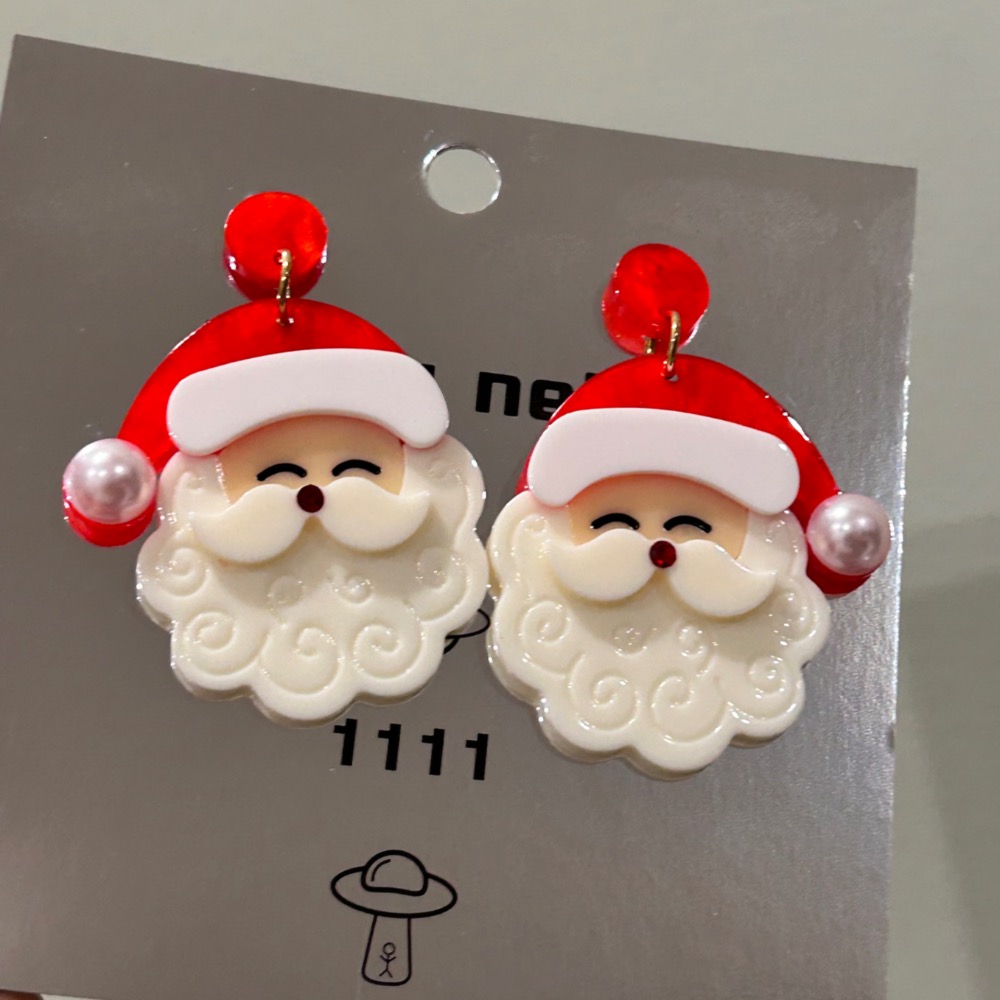 聖誕老公公 耳環 🎅🏼-細節圖2