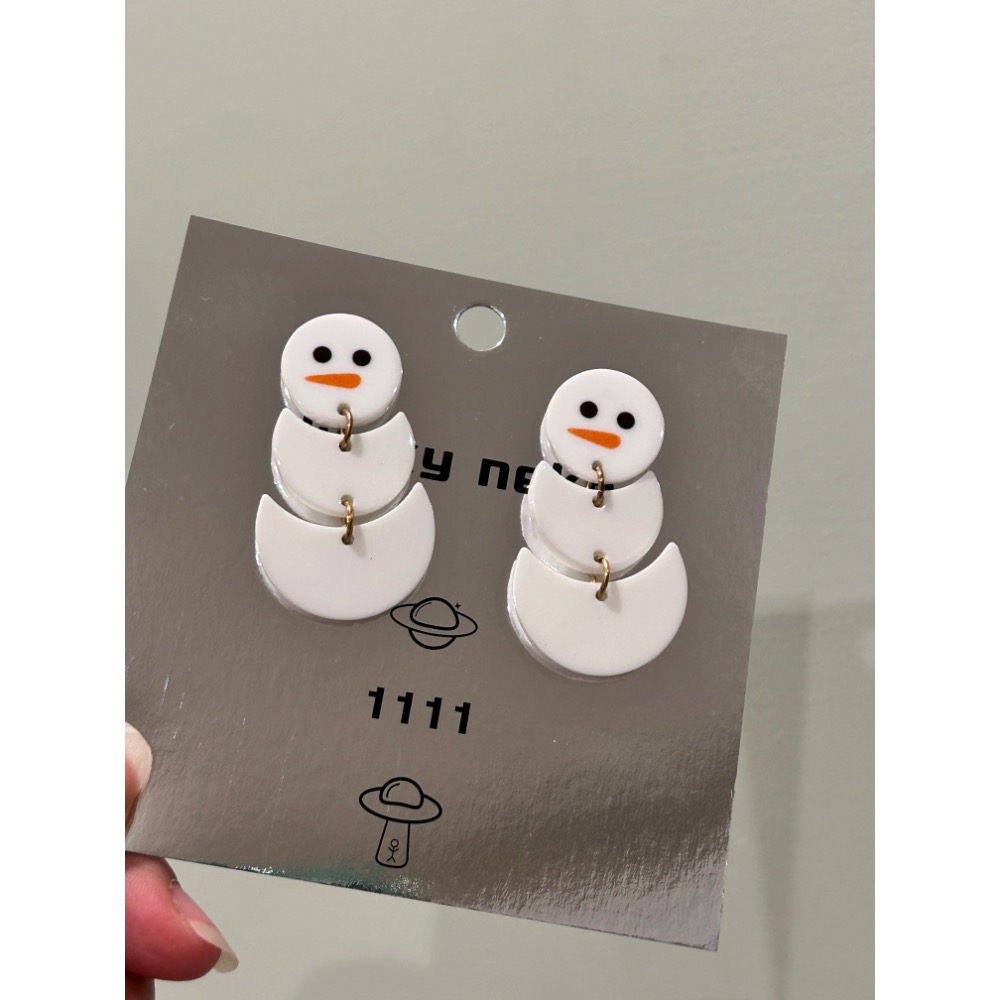 雪人串串 ⛄️耳環-細節圖2