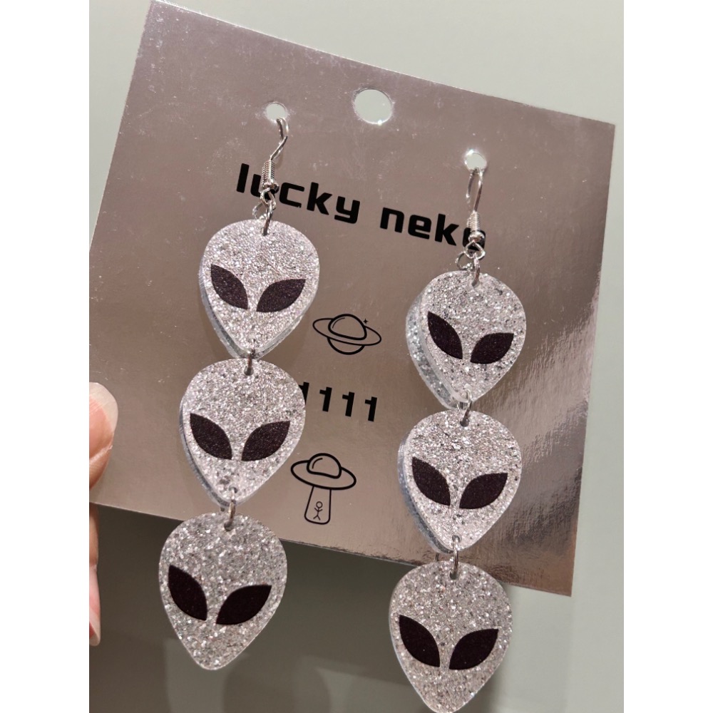 外星人耳環！👽-細節圖3