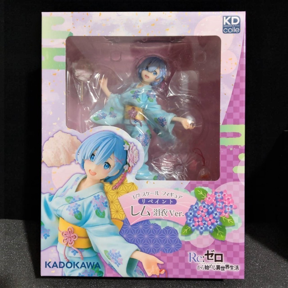 【慢活同盟】 KADOKAWA 雷姆 浴衣Ver. 1/7 PVC 特典版 全新未拆 Re:從零開始的異世界生活-規格圖8