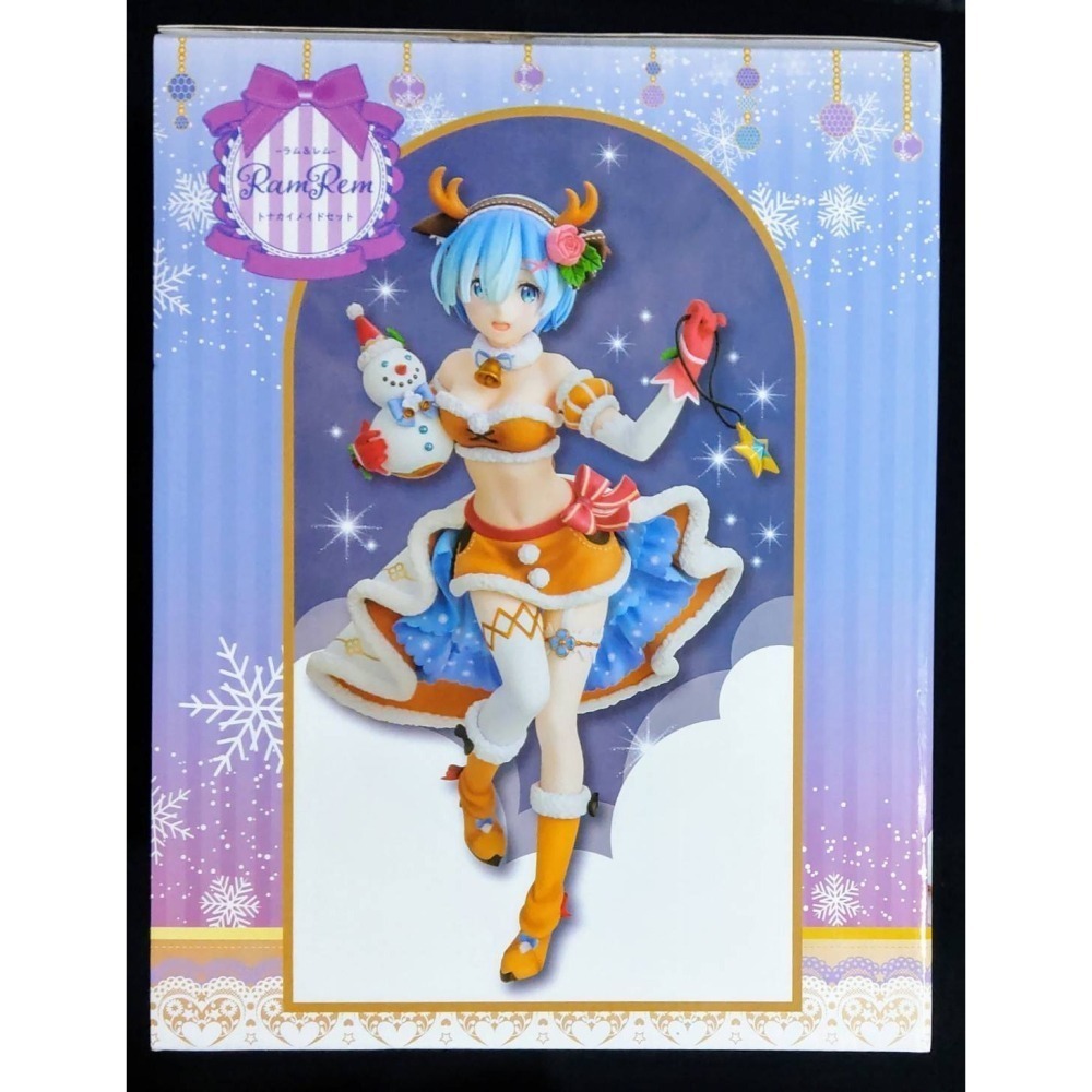 【慢活同盟】 KDcolle 角川 雷姆 忠節 & 拉姆 毒舌 馴鹿女僕 附雙人套組底座 特典版 日版 全新未拆-細節圖2