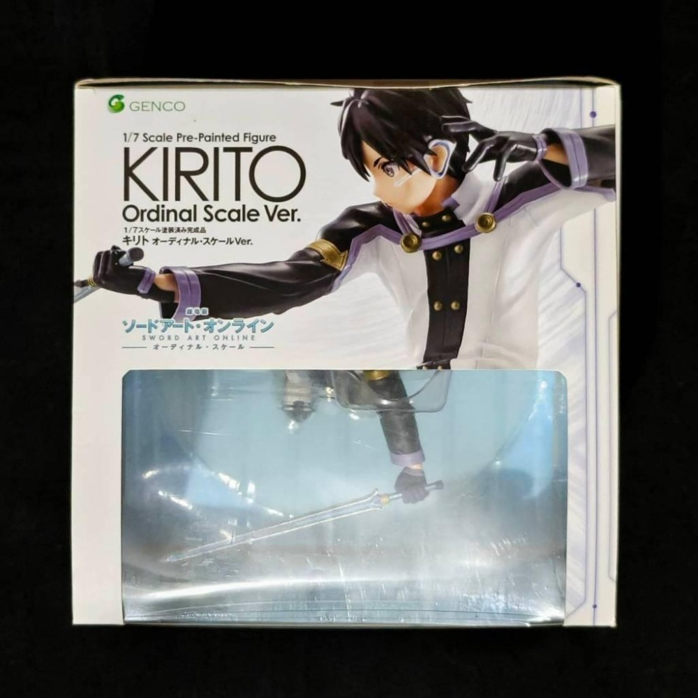 【慢活同盟】 GENCO 刀劍神域 桐人 1/7 PVC 序列爭戰 劇場版 全新未拆 日版-細節圖6