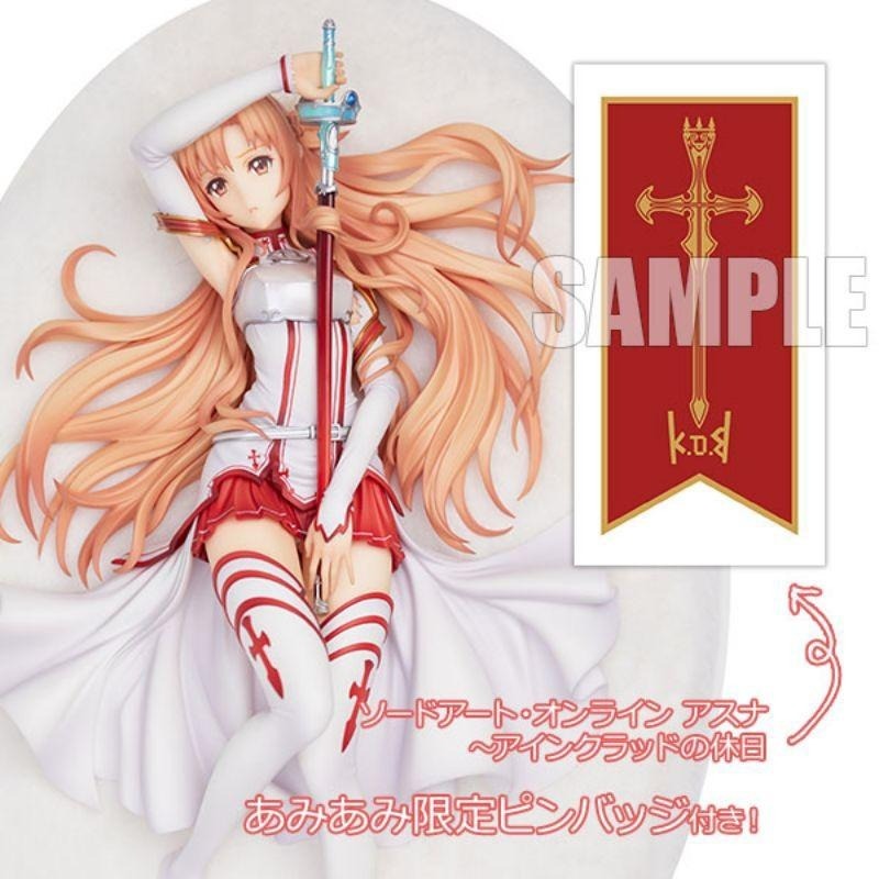 【慢活同盟】現貨 Bebox 刀劍神域 亞絲娜 艾恩葛朗特的休息日 特典胸章 全新未拆 日版-細節圖8