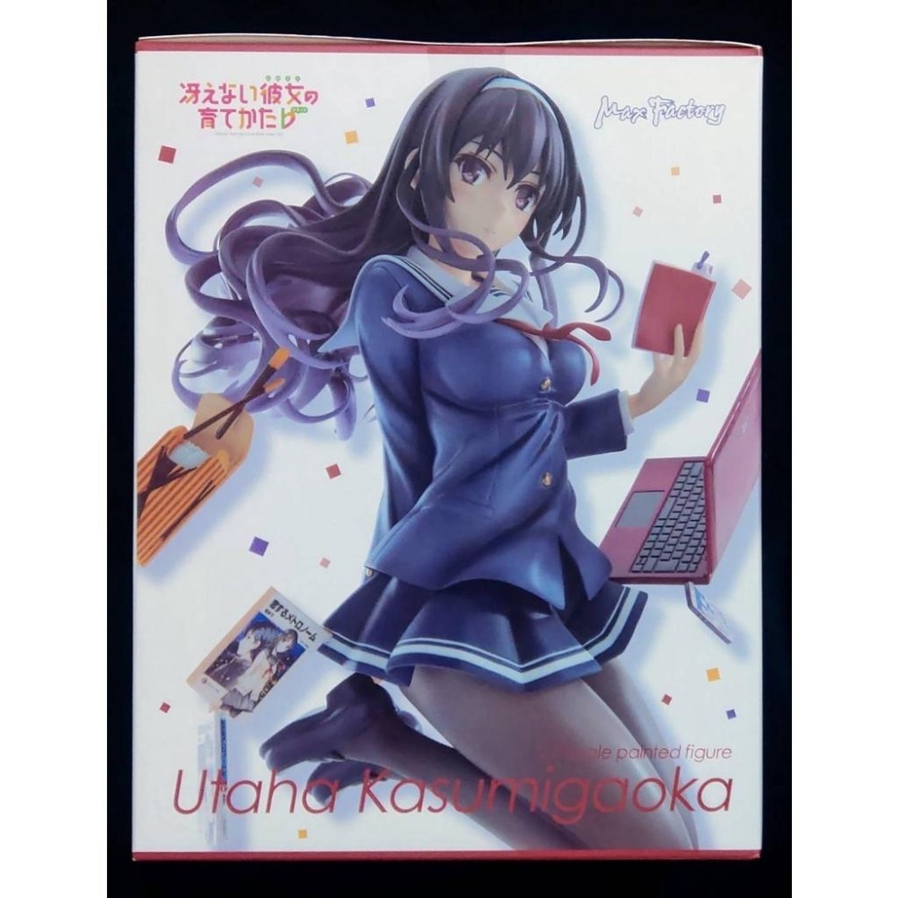 【慢活同盟】 Max Factory 霞之丘詩羽 1/7 日版 全新未拆 不起眼女主角培育法 飛天學姊 茅野愛衣-細節圖4