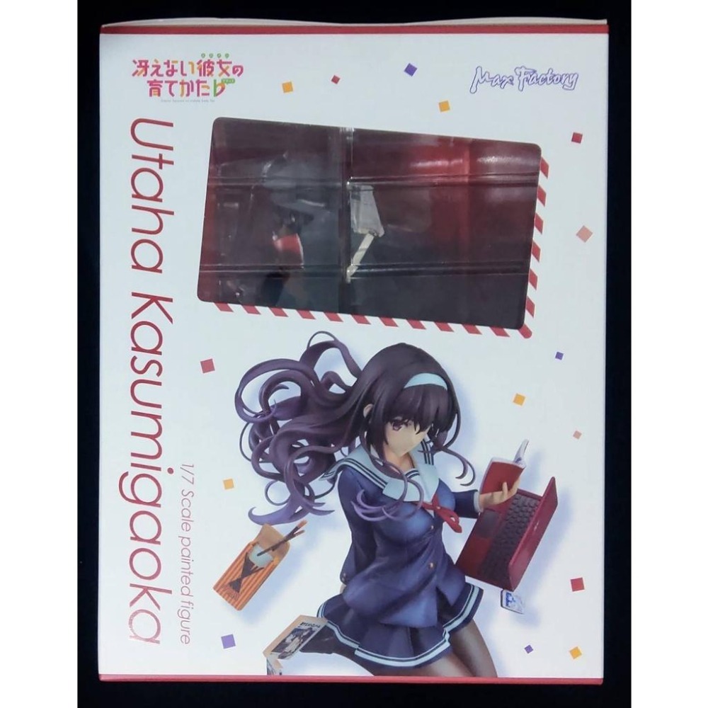 【慢活同盟】 Max Factory 霞之丘詩羽 1/7 日版 全新未拆 不起眼女主角培育法 飛天學姊 茅野愛衣-細節圖5