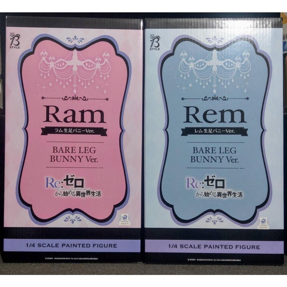 【慢活同盟】 FREEing 雷姆 拉姆 1/4 裸腿 兔女郎 全新未拆 Re:從零開始的異世界生活-細節圖3