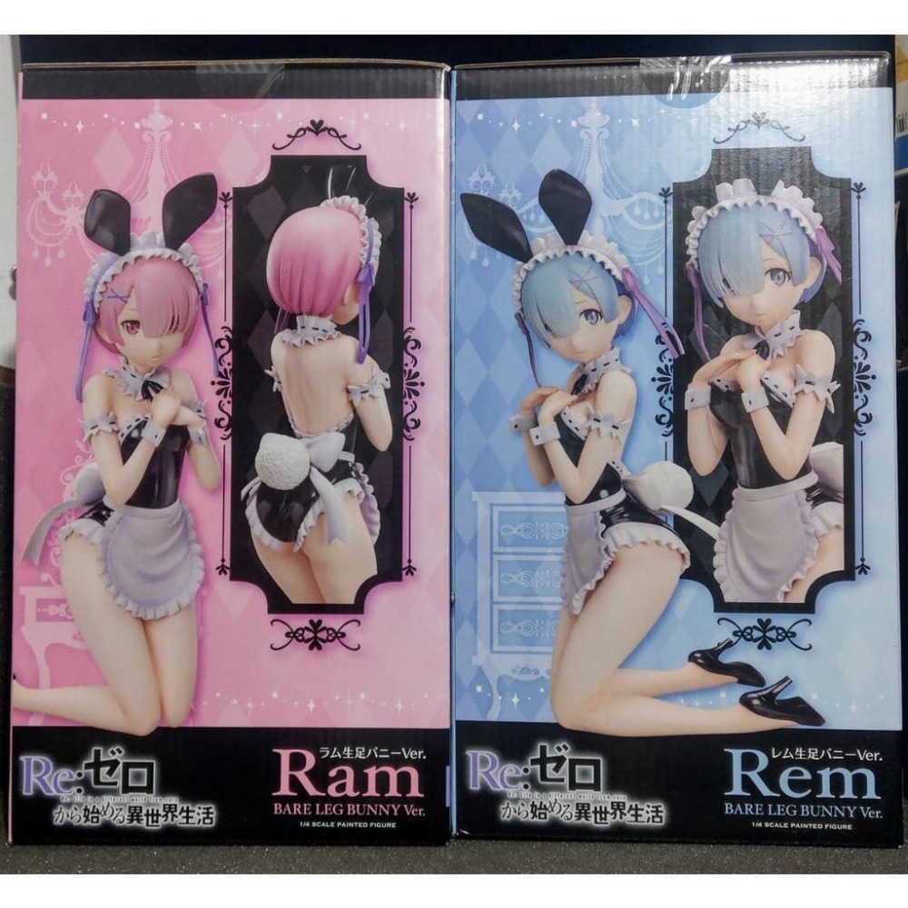 【慢活同盟】 FREEing 雷姆 拉姆 1/4 裸腿 兔女郎 全新未拆 Re:從零開始的異世界生活-細節圖4