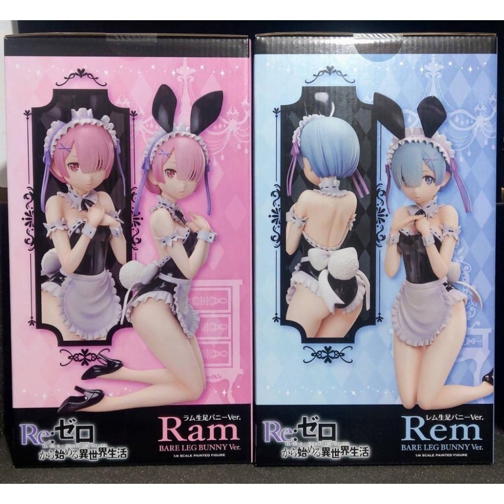 【慢活同盟】 FREEing 雷姆 拉姆 1/4 裸腿 兔女郎 全新未拆 Re:從零開始的異世界生活-細節圖5